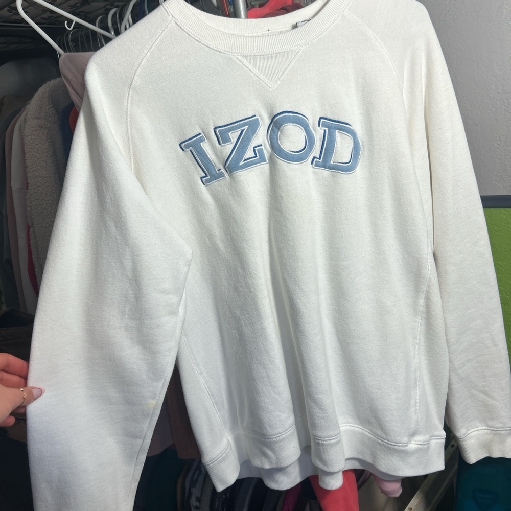 Izod vintage Ivory Golf Pullover